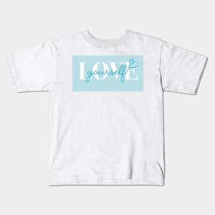 Love Yourself - Mint Kids T-Shirt